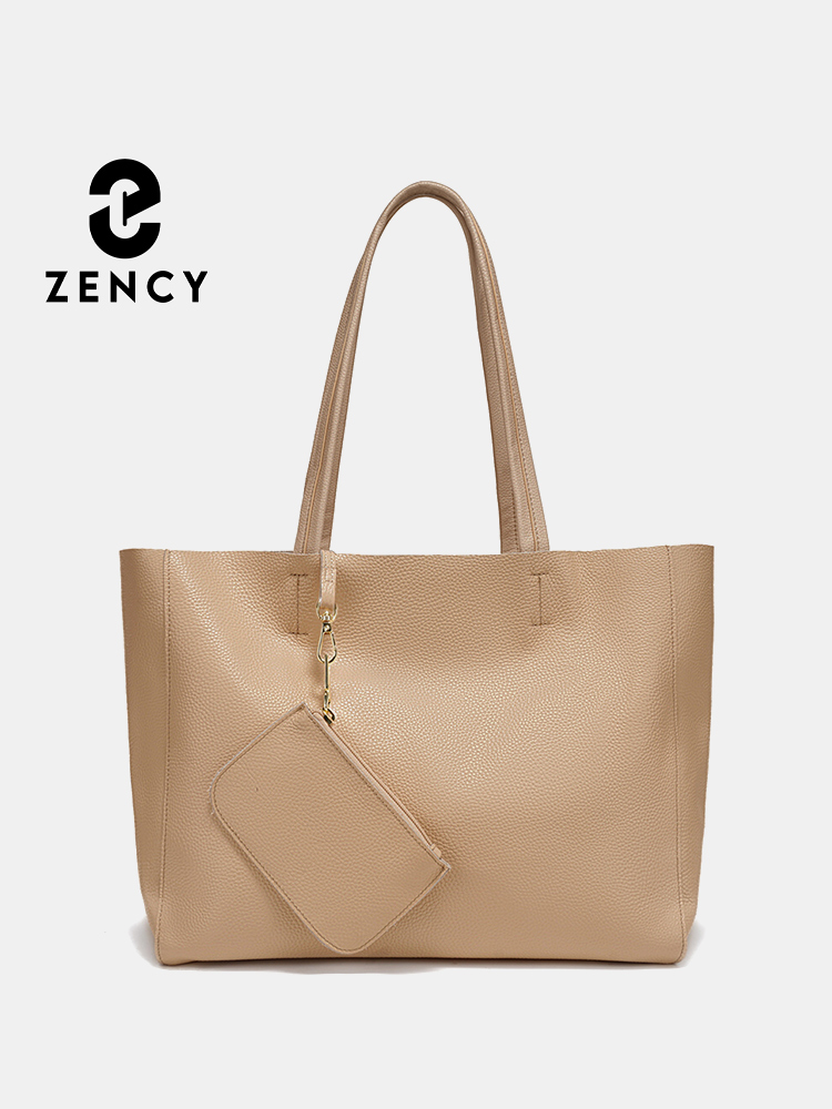 Leatherwork Workshop - Zency 本革製大型トートバッグ ビーチハンドバッグ 高級レディースバッグ A4ワークバッグ ショッピング