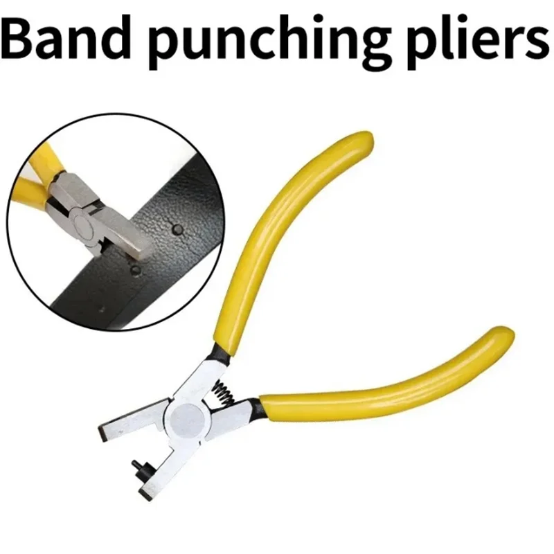 Leather Punch Revolving - 革ベルト穴パンチプライヤーアイレットパンチャーリボルブミシンバッグセッターツール時計バンドストラップ家庭用革細工 2 ミリメートル