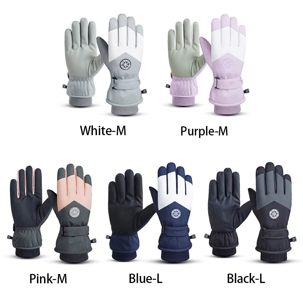 2セット 冬用 ユニセックス スノーボード スキー グローブ - Leather Work Winter Gloves のレビューと価格