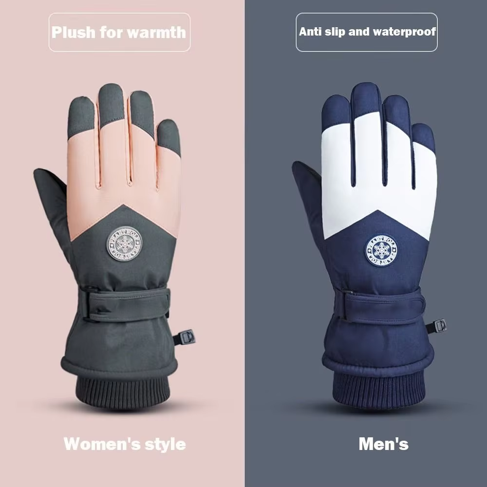 2セット 冬用 ユニセックス スノーボード スキー グローブ - Leather Work Winter Gloves のレビューと価格