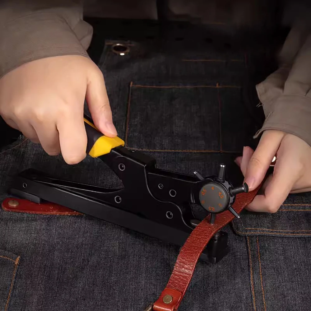 革穴パンチャー、回転式パンチプライヤー、時計バンド、ストラッ - Leather Punch Revolving のレビューと価格
