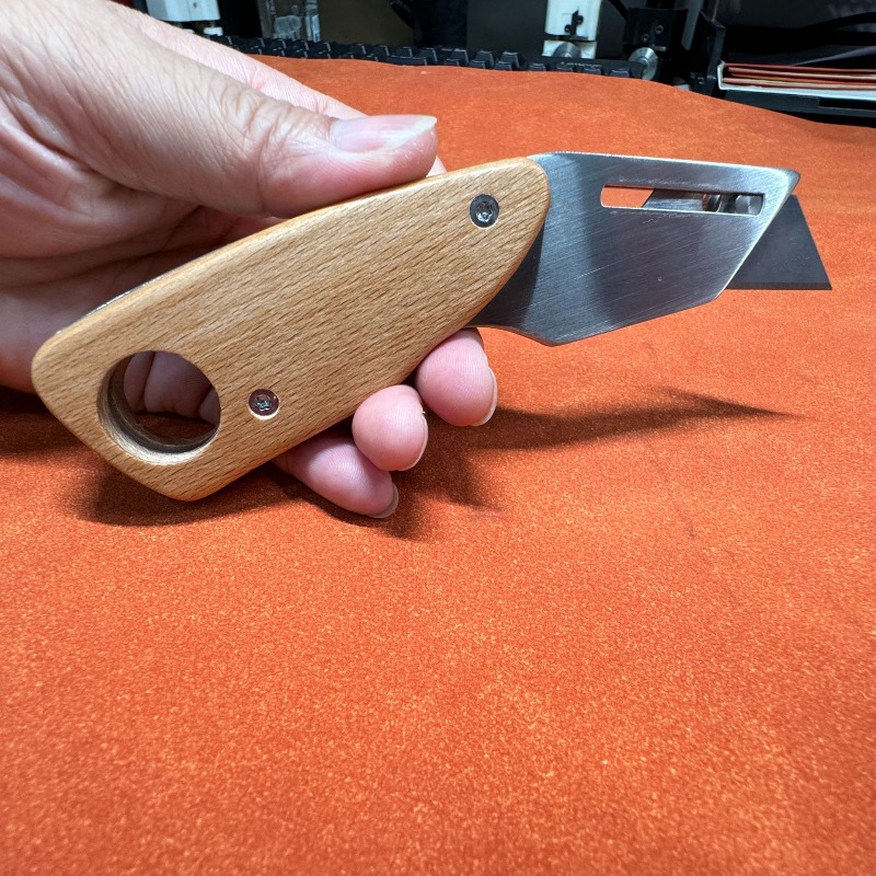 台形ステンレス鋼革切断ナイフ手作り革工芸エッジトリミングツー - Leatherwork Projects のレビューと価格