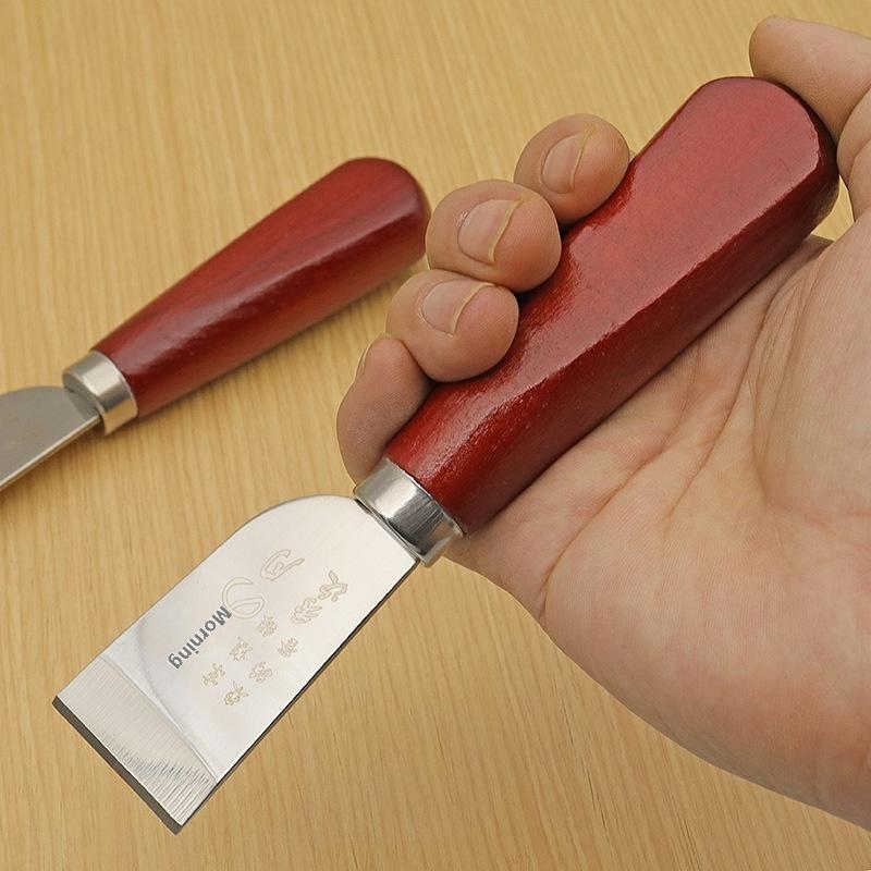 新しい革漉きナイフ、木製ハンドル付き革漉きカッティングナイフ - Leatherwork Projects のレビューと価格