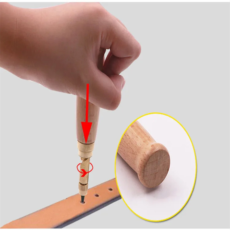 DIY レザーパンチロータリー穴あけ機 6 ピースベルトパン - Leather Punch Revolving のレビューと価格