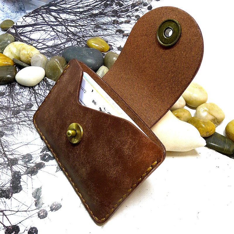 Blongk-男性と女性のための本革ベルト,超薄型バッグ,ク - Leather Work Handbag のレビューと価格