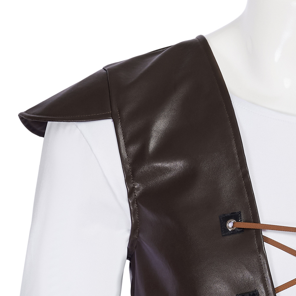 シュレックコスプレ衣装グリーンハットシュレックトップレザーベ - Leather Work Hat のレビューと価格