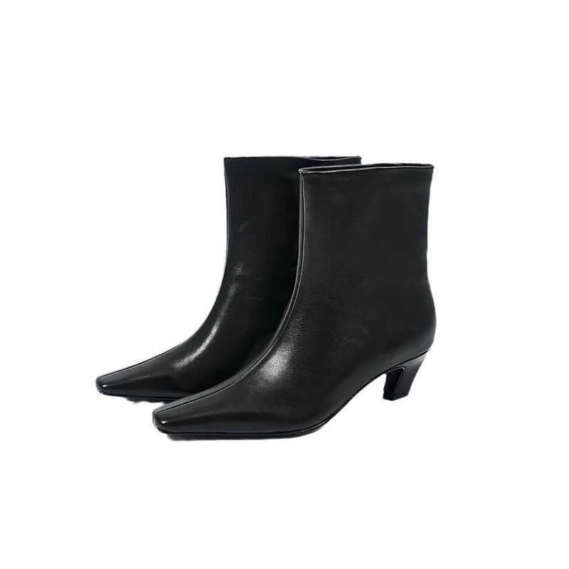 AIYKAZYSDL 2025 スクエアトゥ アンクルブーツ - Leather Work Western のレビューと価格