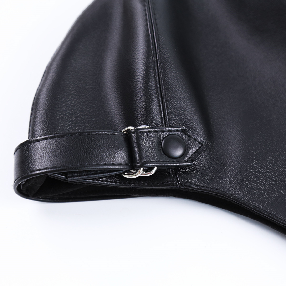 メンズウィンターpu帽子,暖かいマスクの帽子,ニットキャップ - Leather Work Hat のレビューと価格