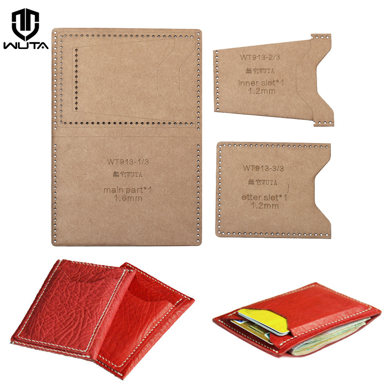 Wuta 913-革製カードケース,クラフト紙モデル,水平, - Leatherwork Kit のレビューと価格