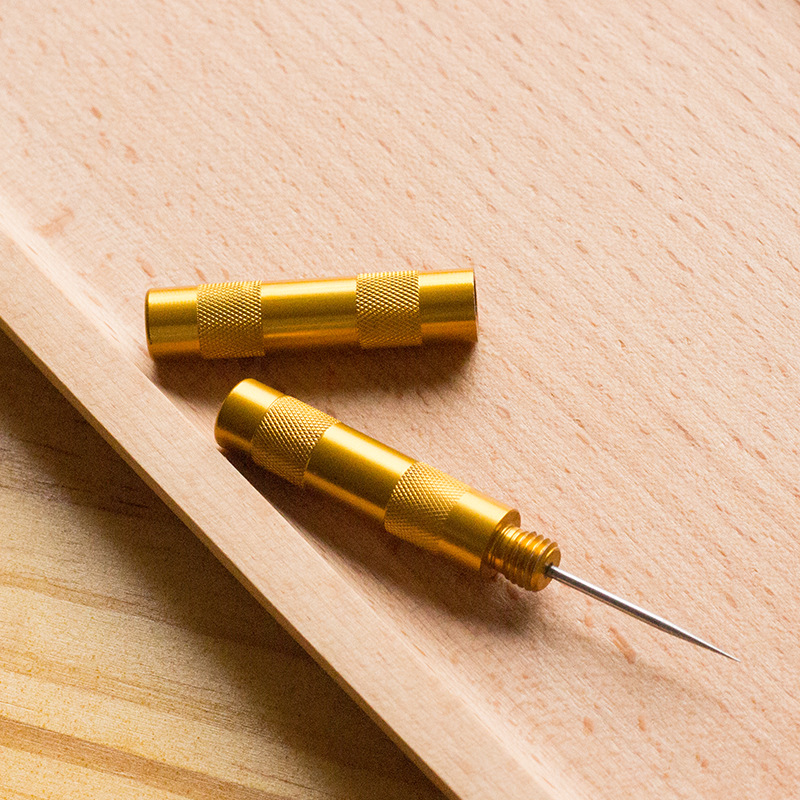 ミニレザーソーイングツール,手作りのステッチ,靴の修理,針, - Leatherwork Awl のレビューと価格