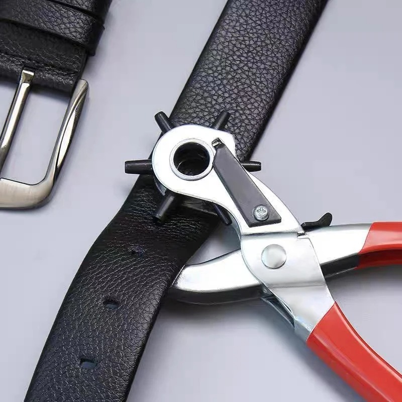 1 個のレザーホールパンチ、9 インチベルトホールパンチャー - Leather Punch Revolving のレビューと価格