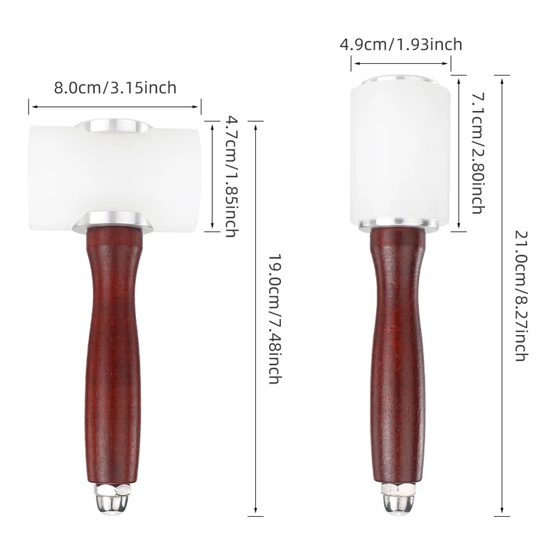革細工用ハンマー、革工芸用マレット、革製品作成用、牛革・原皮 - Leatherwork Mallet のレビューと価格