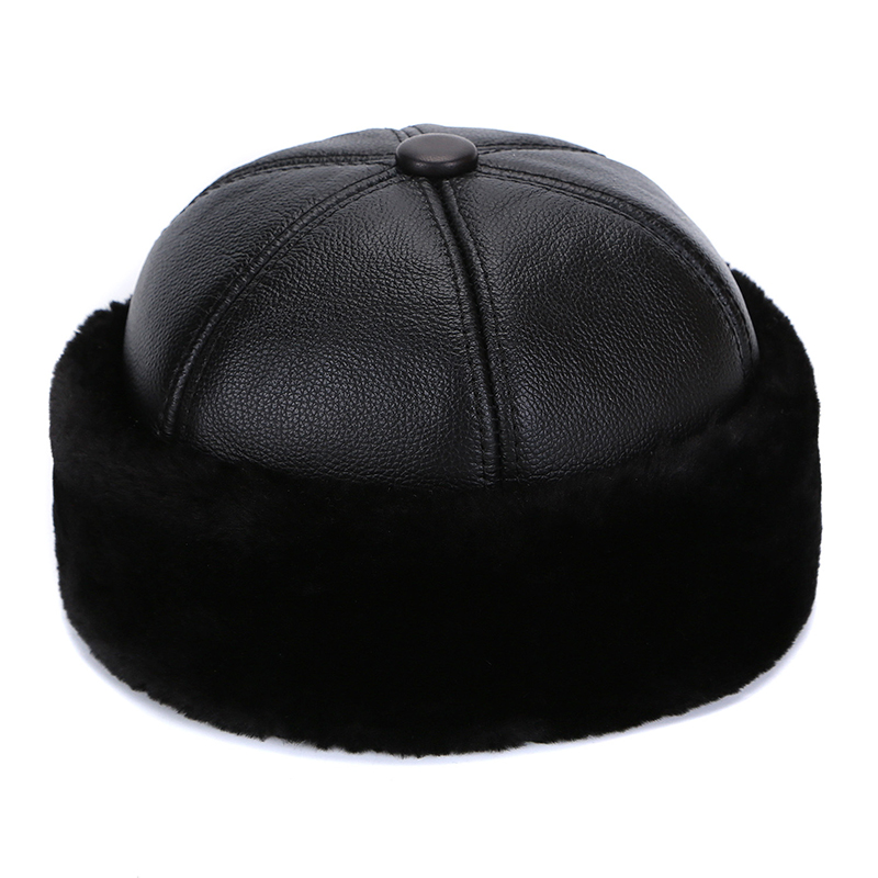 真新しいスタイル2026レトロ牛革ボンバーハット冬用保温キャ - Leather Work Hat のレビューと価格
