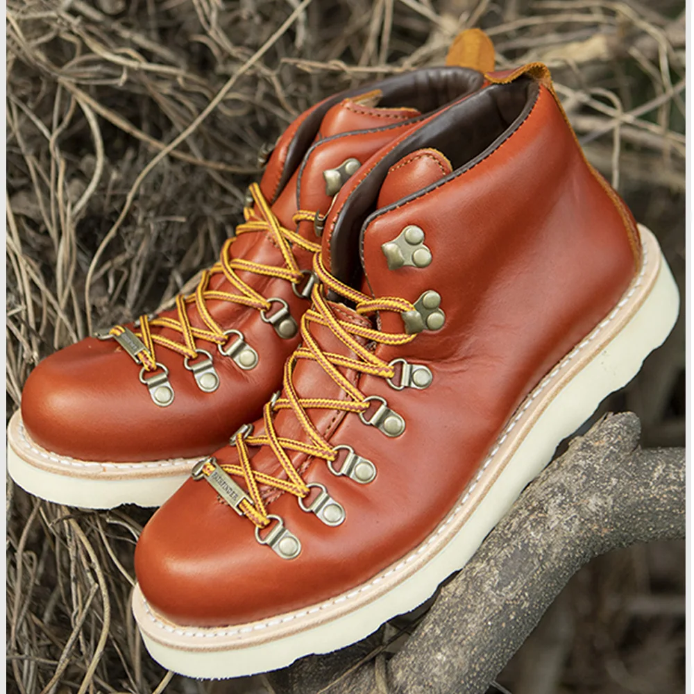 pf ファッション メンズ 本革 バイクブーツ ワークシュー - Leather Work Western のレビューと価格