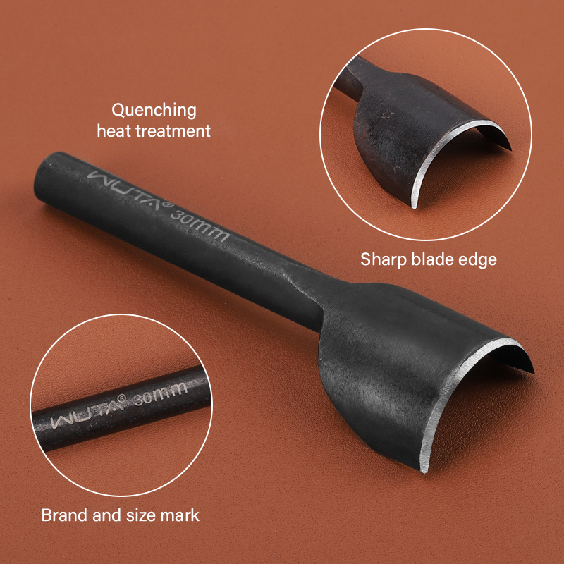 WUTA基礎シリーズ  5-11 ピースセット半円形 穴あけ - Leather Punch Revolving のレビューと価格