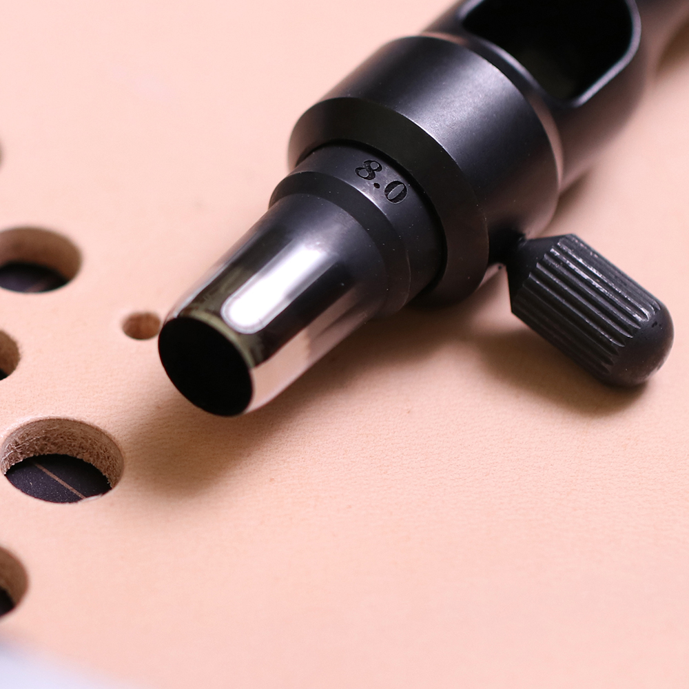 革製丸穴穴穴クリップ,サイズ1〜9mm,ハンドル付き丸いパン - Leatherwork Awl のレビューと価格