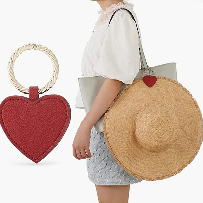 1 個磁気帽子クリップ PU レザー旅行用サンハットホルダー - Leather Work Hat のレビューと価格