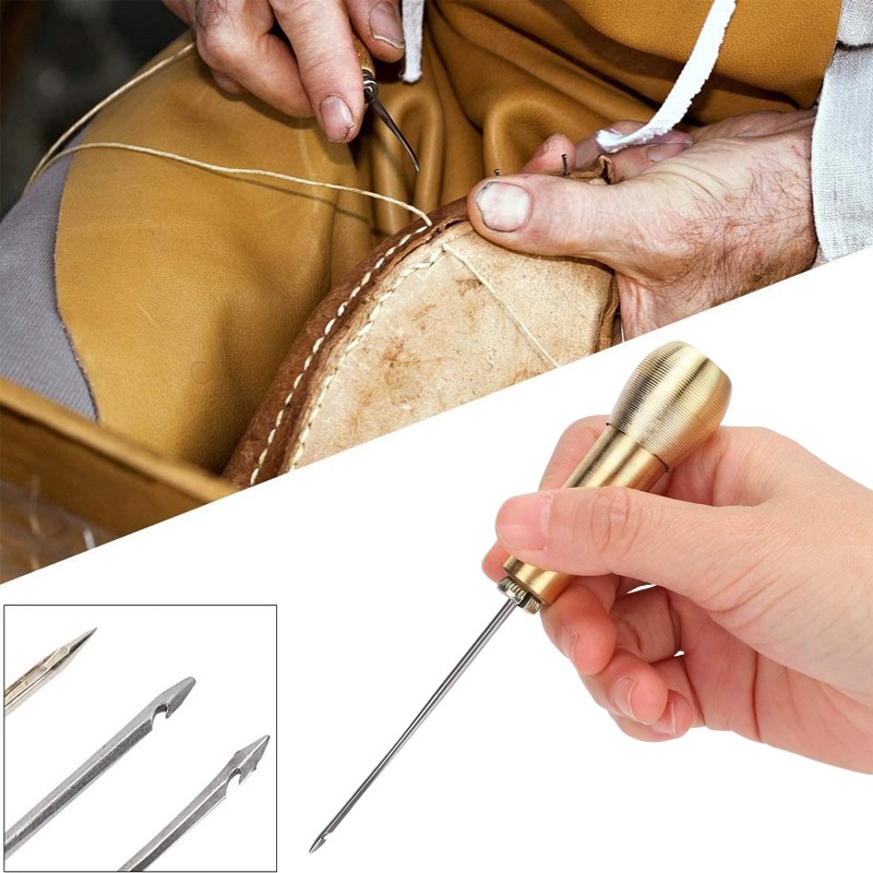 25点入り革細工ツールセット 初心者向けDIYレザークラフト - Leatherwork Awl のレビューと価格