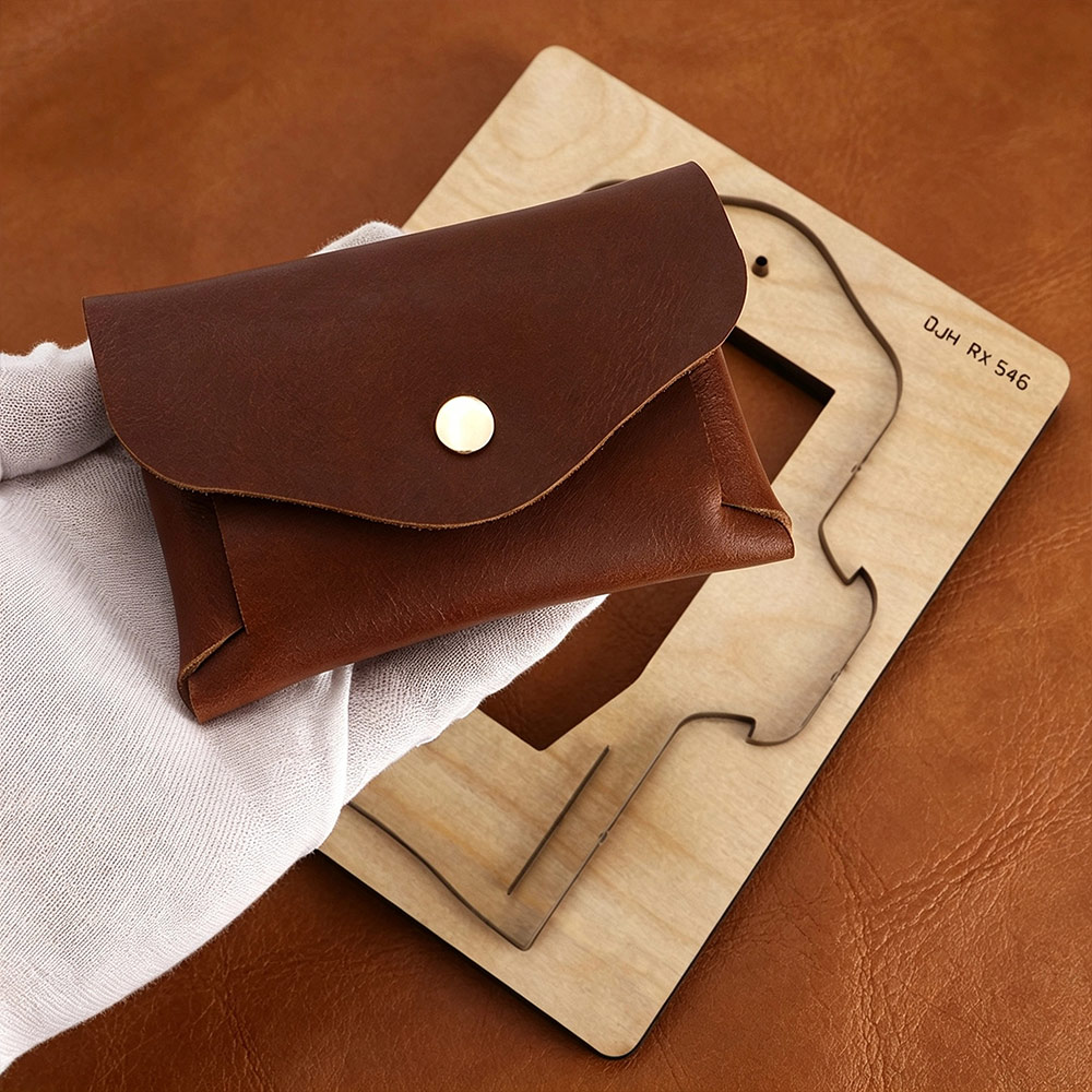 財布コインバッグ革裁断型 DIY革工芸ツール 金属ダイカット - Leatherwork Projects のレビューと価格
