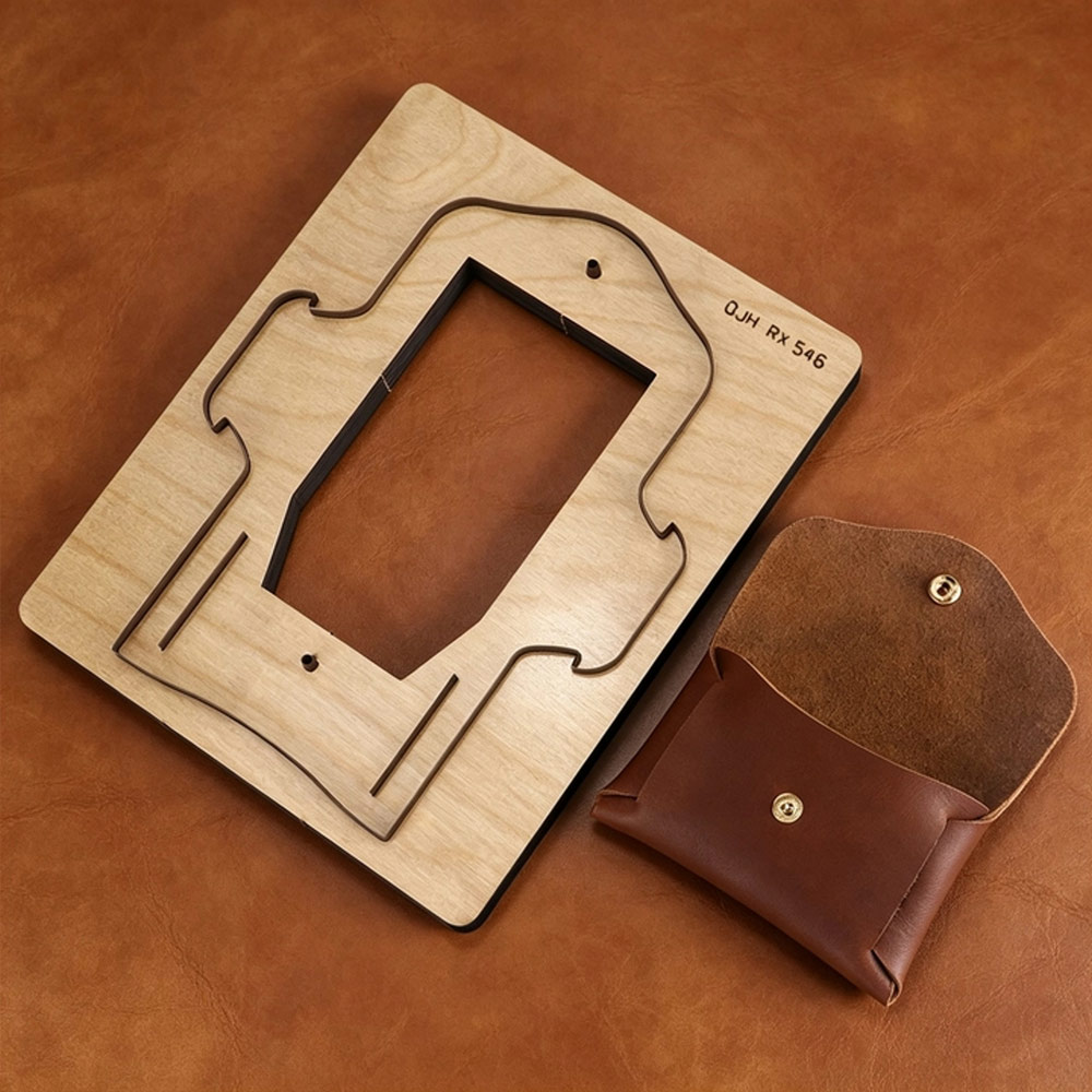 財布コインバッグ革裁断型 DIY革工芸ツール 金属ダイカット - Leatherwork Projects のレビューと価格