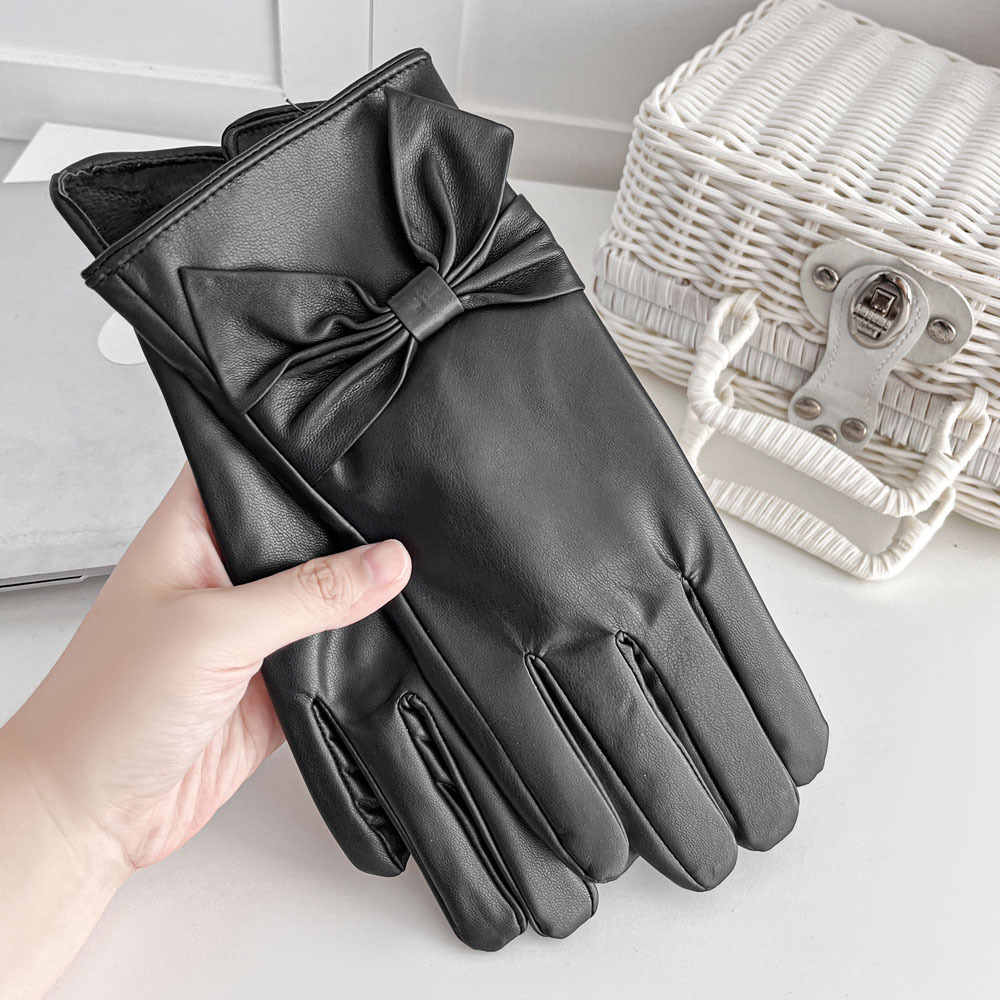 ファッショナブルな秋冬用タッチスクリーン対応シープスキン暖か - Leather Work Winter Gloves のレビューと価格