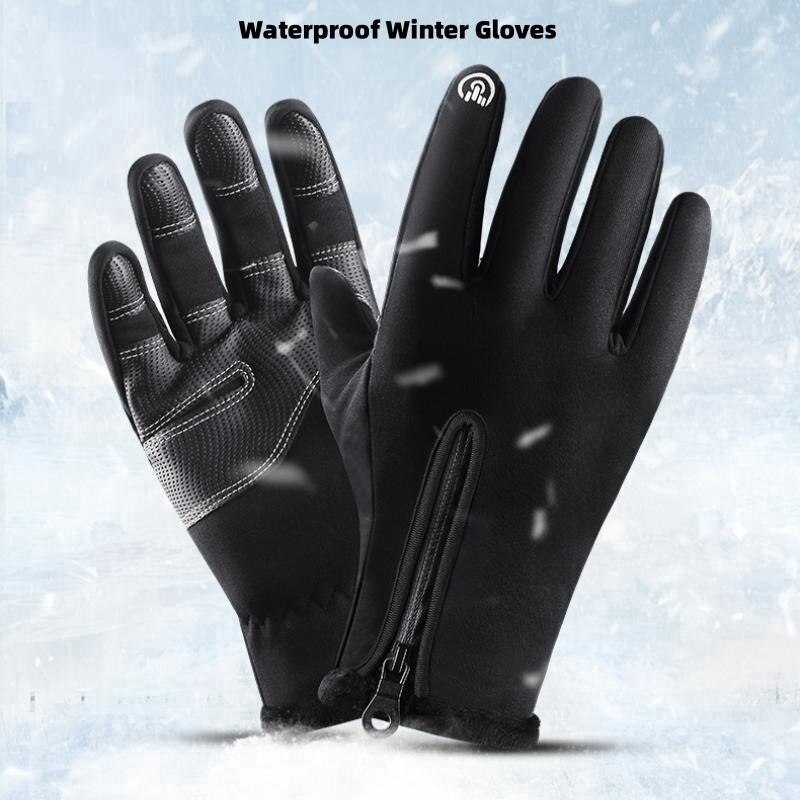 男性と女性のための滑り止め手袋,防風タッチスクリーン,暖かい - Leather Work Winter Gloves のレビューと価格