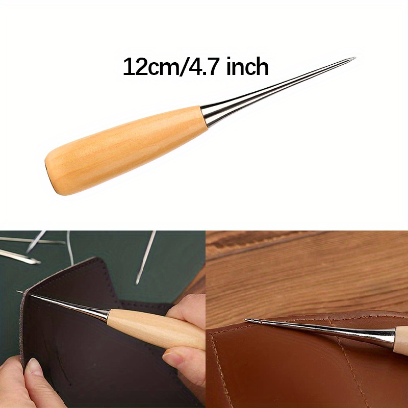 2個入り革手縫い用アウルツール、レザークラフト穴あけ工具、縫 - Leatherwork Awl のレビューと価格