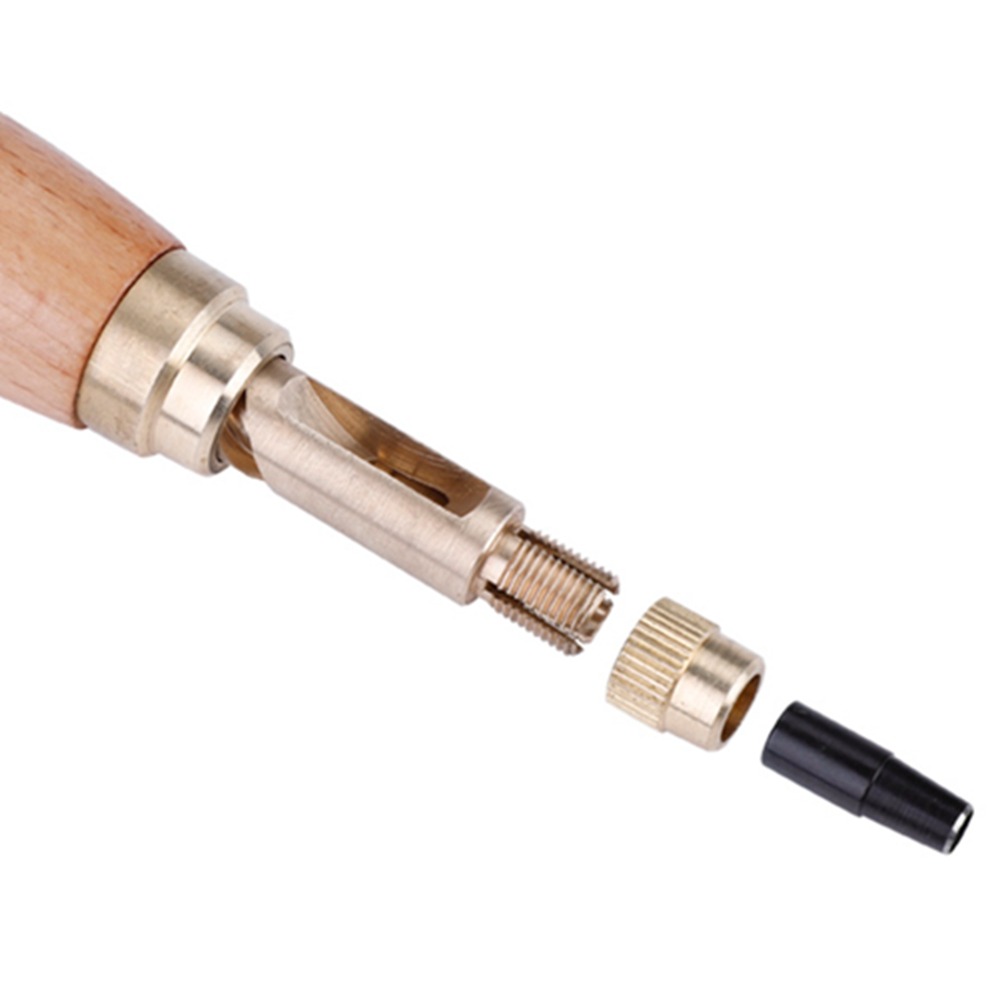 6種類のチップサイズの革製穴あけツール 1.5mm-4mmチ - Leather Punch Revolving のレビューと価格