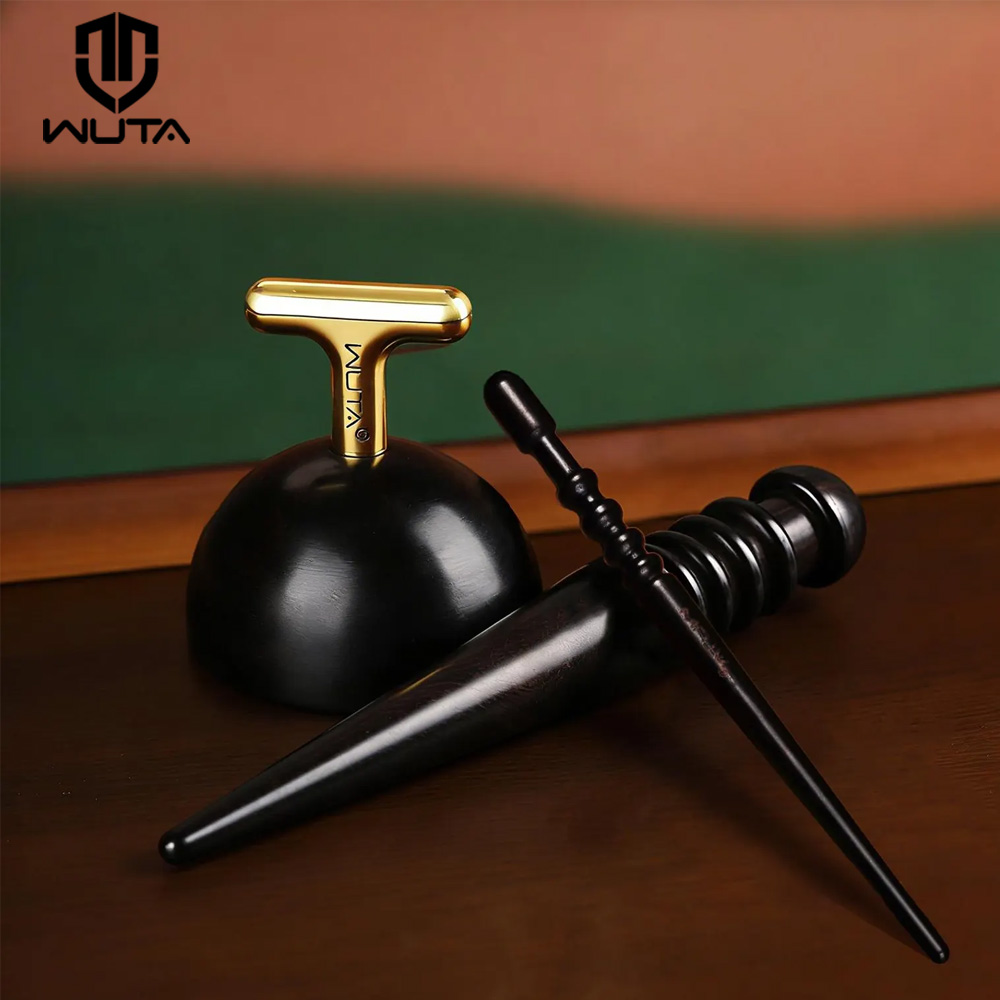 WUTA 1PC プロレザーエッジバーニッシャー高密度黒檀黒 - Leatherwork Mallet のレビューと価格