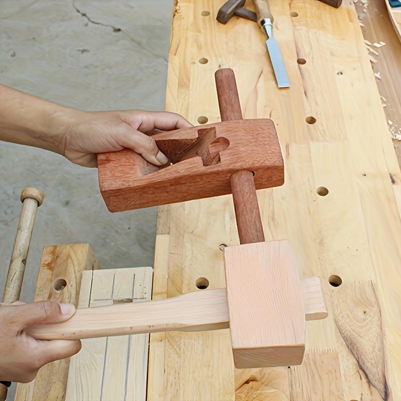 1Pc DIY レザービーチ無垢材木工マレット大工ツールハン - Leatherwork Mallet のレビューと価格