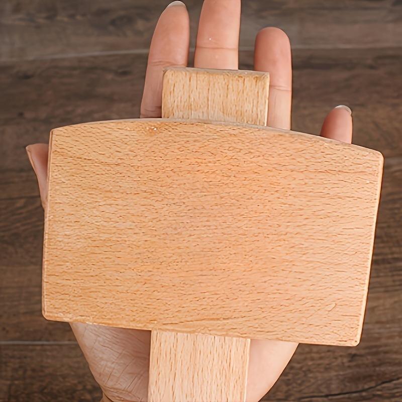 1Pc DIY レザービーチ無垢材木工マレット大工ツールハン - Leatherwork Mallet のレビューと価格