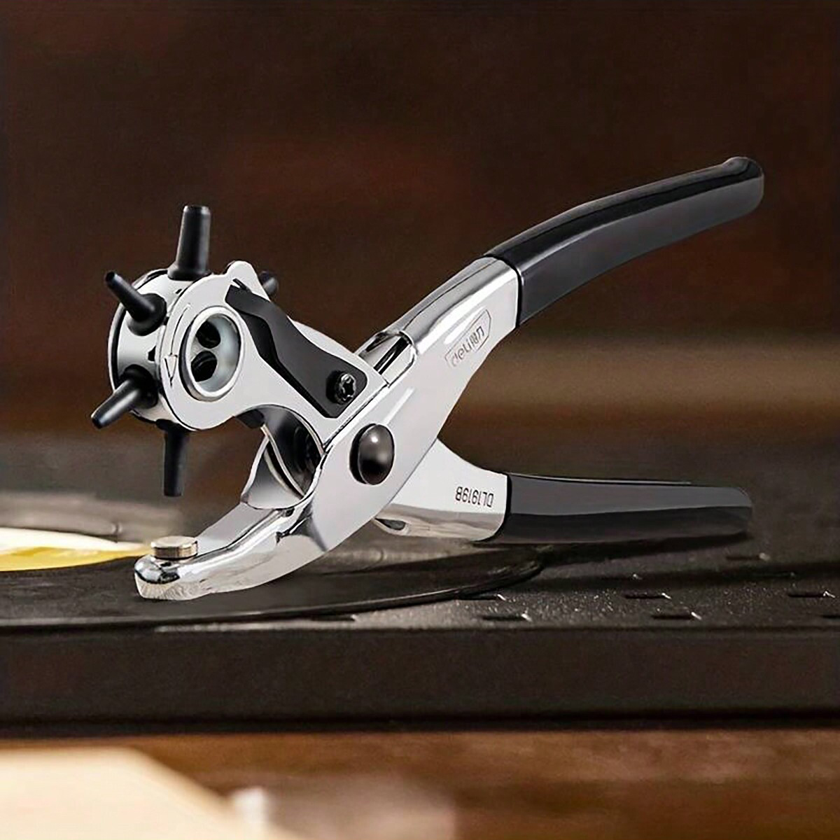 1pc-ベルトパンチプライヤー革ベルト穴アイレットパンチャー - Leather Punch Revolving のレビューと価格