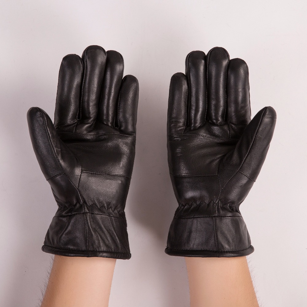 男性と女性のための革のシープスキングローブ、スプリットフィン - Leather Work Winter Gloves のレビューと価格