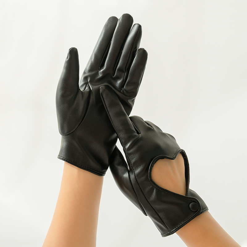 ウィンディーピーピーチハートレザーグローブ冬用プラスベルベッ - Leather Work Winter Gloves のレビューと価格