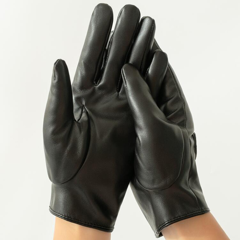 ウィンディーピーピーチハートレザーグローブ冬用プラスベルベッ - Leather Work Winter Gloves のレビューと価格
